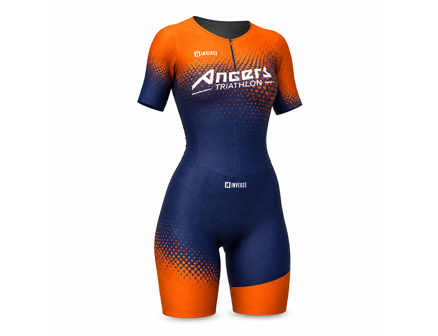 Trifonction Femme Angers Triathlon – Manches courtes